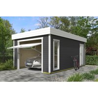 LASITA MAJA Blockgarage »Bahamas«, B: 820 cm (Außenmaß), Holz - grau von LASITA MAJA