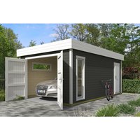 LASITA MAJA Blockgarage »Bahamas«, B: 820 cm (Außenmaß), Holz - gruen von LASITA MAJA