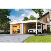 LASITA MAJA Blockgarage »Bahamas«, BxT: 820 x 560 cm (Außenmaß), Holz - grau von LASITA MAJA