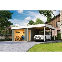 LASITA MAJA Blockgarage »Bahamas«, BxT: 820 x 560 cm (Außenmaß), Holz - gruen von LASITA MAJA