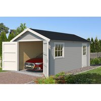 LASITA MAJA Garage »Dillon«, Außenmaße BxHxT: 339,9 cmx273,6 cmx580, holz - grau LASITA MAJA Garage »Dillon«, Außenmaße BxHxT: 339,9 cmx273,6 cmx580, holz - grau von LASITA MAJA