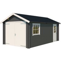 LASITA MAJA Garage »Dillon«, Außenmaße BxHxT: 339,9 cmx273,6 cmx580, holz - grau LASITA MAJA Garage »Dillon«, Außenmaße BxHxT: 339,9 cmx273,6 cmx580, holz - grau von LASITA MAJA
