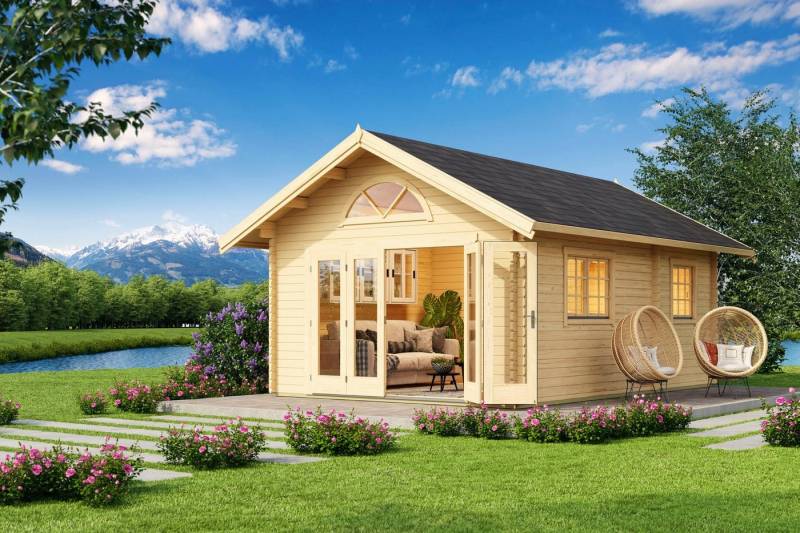 LASITA MAJA Gartenhaus CAROLINE, BxT: 675x490 cm, (Set, inkl. Fußbodenbretter zum Verlegen) von LASITA MAJA