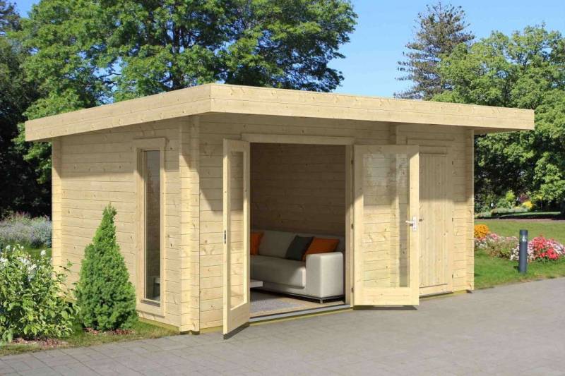 LASITA MAJA Gartenhaus Chameleon 44 Holzhaus Blockbohlenhaus, BxT: 470x320 cm von LASITA MAJA