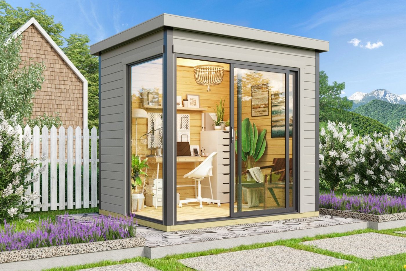 LASITA MAJA Gartenhaus Domeo Mini Holzhaus, BxT: 250x200 cm von LASITA MAJA