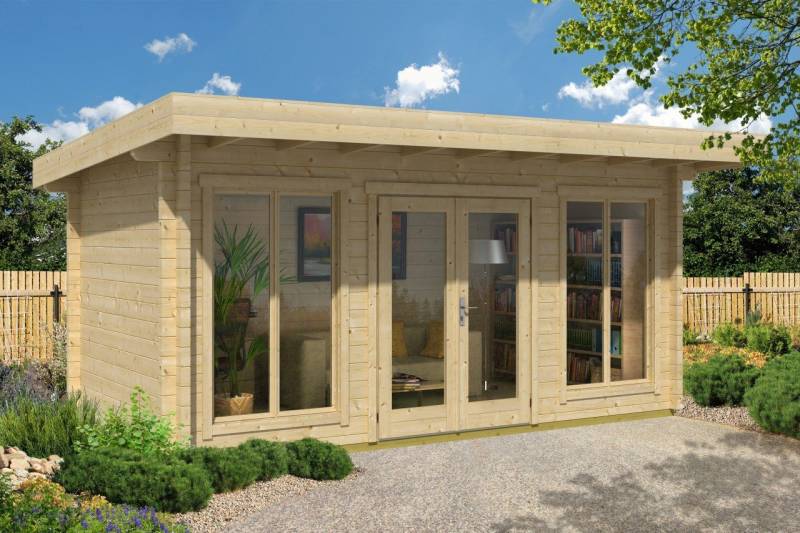 LASITA MAJA Gartenhaus Dorset 73 Holzhaus Blockbohlenhaus, BxT: 480x250 cm von LASITA MAJA