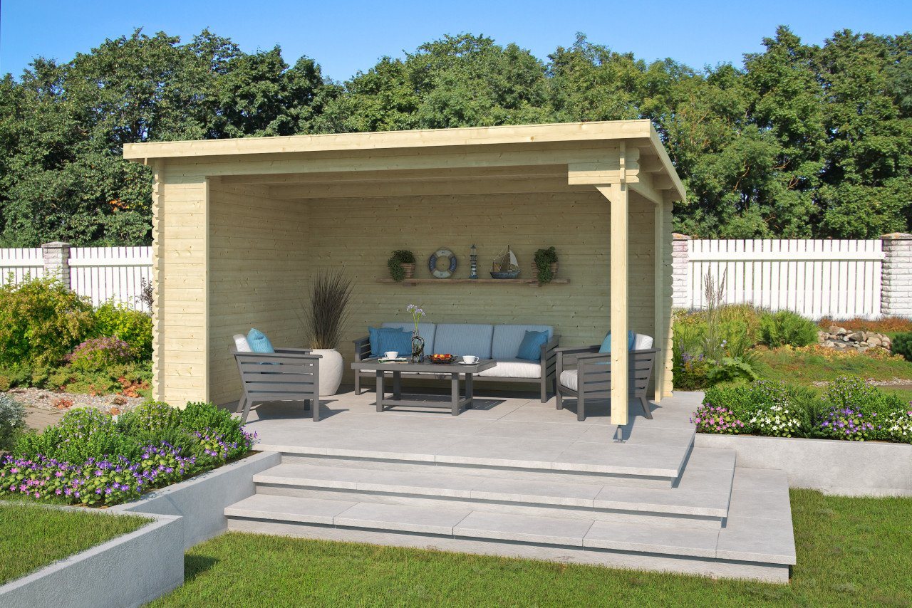 LASITA MAJA Gartenhaus Pavillon Columbus, BxT: 425x300 cm, rechteckig LASITA MAJA Gartenhaus Pavillon Columbus, BxT: 425x300 cm, rechteckig von LASITA MAJA