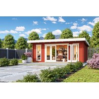LASITA MAJA Gartenhaus »Sussex«, BxHxT: 630 x 239,4 x 470 cm (Außenmaß inkl. Dachüberstand), schwedenrot von LASITA MAJA