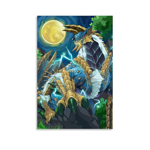 LASOQUAN Monster Hunter World Poster, dekoratives Gemälde, Leinwand, Wandposter und Kunstdruck, modernes Familienschlafzimmer, Dekor-Poster, 40 x 60 cm LASOQUAN Monster Hunter World Poster, dekoratives Gemälde, Leinwand, Wandposter und Kunstdruck, modernes Familienschlafzimmer, Dekor-Poster, 40 x 60 cm von LASOQUAN