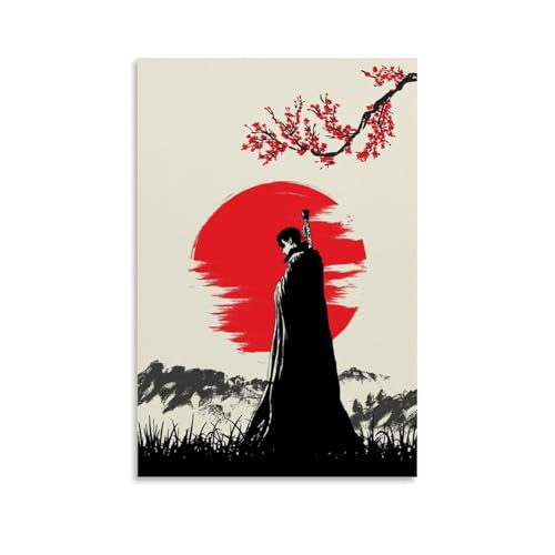 LASOQUAN Poster, Motiv: Berserk Guts, dekoratives Gemälde, Leinwand, Wandposter und Kunstdruck, modernes Familienschlafzimmer, 40 x 60 cm LASOQUAN Poster, Motiv: Berserk Guts, dekoratives Gemälde, Leinwand, Wandposter und Kunstdruck, modernes Familienschlafzimmer, 40 x 60 cm von LASOQUAN