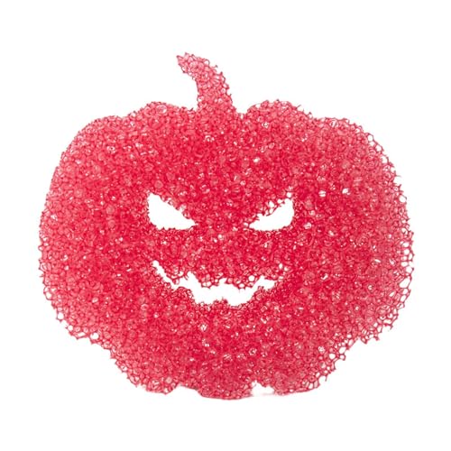 Kitchen Cleaning Sponge - Halloween Pumpkin Shape Scrub Sponge Cleaner | Absorbent Non-Scratch Dish Sponge for Dishes, Pots, Pans | Multipurpose Kitchen Accessories for Effective Cleaning All at Once Kitchen Cleaning Sponge - Halloween Pumpkin Shape Scrub Sponge Cleaner | Absorbent Non-Scratch Dish Sponge for Dishes, Pots, Pans | Multipurpose Kitchen Accessories for Effective Cleaning All at Once von LATAFA