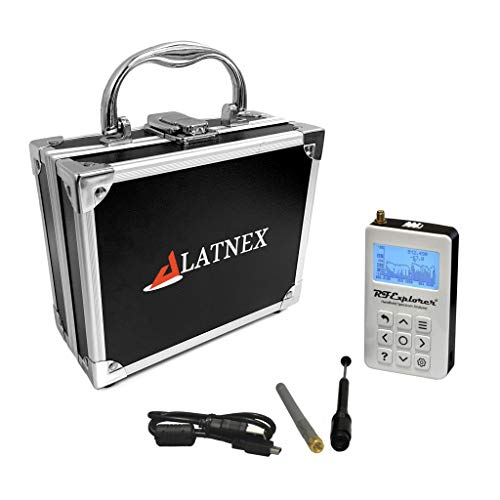 RF Explorer Spectrum Analyzer ISM Combo Plus - Slim mit LATNEX-Aluminium-Tragekoffer Tragbarer Spektrumanalysator für Amateurfunker, drahtlose Geräte, WLAN-Netzwerke, Tontechniker (ISM Combo Plus) RF Explorer Spectrum Analyzer ISM Combo Plus - Slim mit LATNEX-Aluminium-Tragekoffer Tragbarer Spektrumanalysator für Amateurfunker, drahtlose Geräte, WLAN-Netzwerke, Tontechniker (ISM Combo Plus) von LATNEX