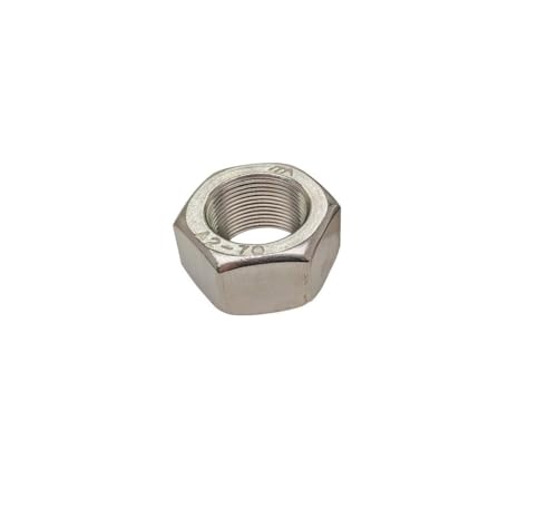 1/2/5 Stück M8~M22 304 Edelstahlmuttern Gegengewinde Sechskantmuttern Linkszahn Muttern Linksgewinde Feingewinde Sechskant (Size : M22x1.5(1pc)) von LATOOR