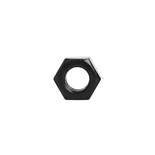 1/2/5 Stück Schwarz Feingewinde Sechskantmuttern M8 M10 M12 M14 M16 M18 M20 M24 M27 M30 8,8 Grad Kohlenstoffstahl Sechskantmutter Schraubenkappe (Size : M14 x 1.5 (2pcs)) von LATOOR