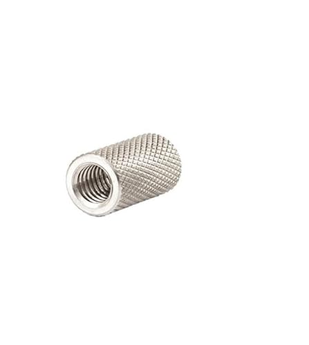 1/2/5 Stück gerändelte runde Überwurfmutter M3 M4 M5 M6 M8 M10 M12 M14 M16 Edelstahl lange Rändelmutter von Hand anziehen (Size : M8x20 2PCS) von LATOOR