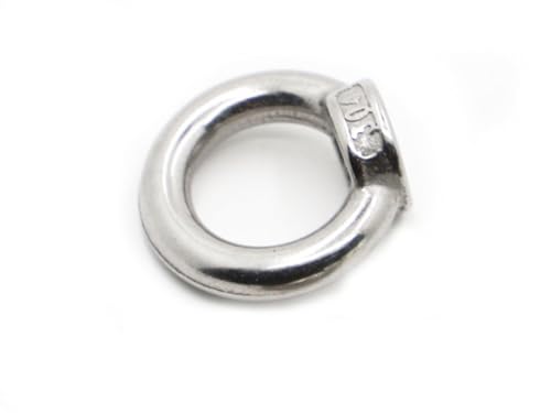 1 Stück M3 M4 M5 M6 M8 M10 M12 304 Edelstahl Marine Ringmutter Gewinde DIN582 (Size : M10 1pc) von LATOOR