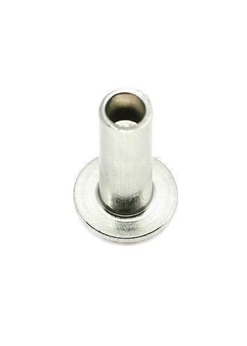 10/20/50/100 STÜCKE M2 - M6 GB873 Aluminium Flachrundkopf Halbhohlschaft Niet Aluminium Nietmutter (Color : 12mm, Size : M2 100Pcs) von LATOOR