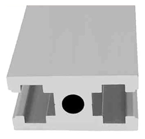 1PC 2040 Aluminiumprofil DIY Rahmen Linearschienenextrusion CNC 3D-Druckerteile Strangpressprofile Metall Aluminium T-Nut/Profil(HD-2040H(BS),1000mm) von LATOOR