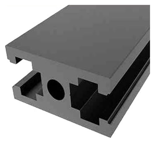 1PC 2040 Aluminiumprofil DIY Rahmen Linearschienenextrusion CNC 3D-Druckerteile Strangpressprofile Metall Aluminium T-Nut/Profil(HD-2040H-b,2500mm) von LATOOR