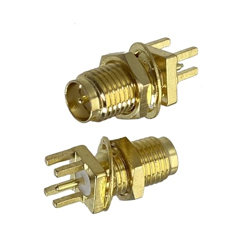 2 Stück Stecker RP SMA Buchse Stecker Schott Mutter Löt PCB Rand Clip Mount Drahtklemmen 2 Stück Stecker RP SMA Buchse Stecker Schott Mutter Löt PCB Rand Clip Mount Drahtklemmen von LATOOR