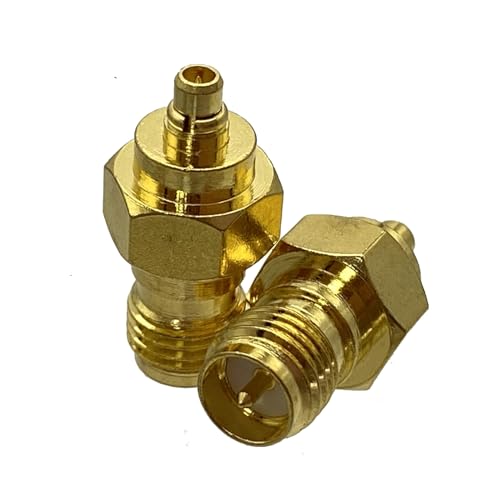 2 Stück Stecker RP SMA Buchse auf MMCX Stecker RF Adapter Koaxialkabelklemmen von LATOOR