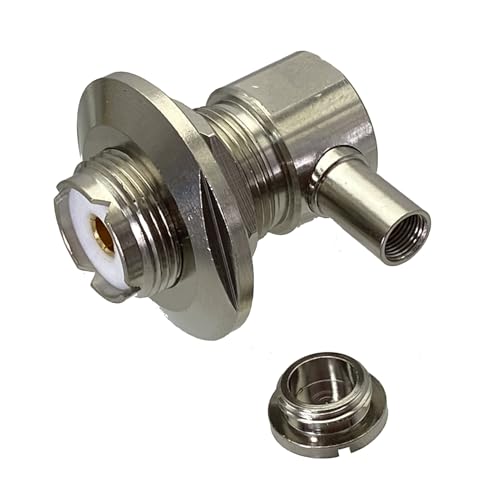 2 stücke UHF SO239 Weibliche Jack Schott Rechten Winkel Stecker Solder RG316 RG174 RG58 RG142 Amp RG8 LMR400 Kabel draht Terminals(SO239 For RG58) von LATOOR