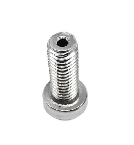 2PCS M3 M4 M5 304 A2 Edelstahl Hohl Loch Air-out Pass Sechskant Innensechskant Dünne Low kurze Profil Kappe Kopf Schraube Bolzen (Color : 2pcs M3, Size : 30mm) von LATOOR