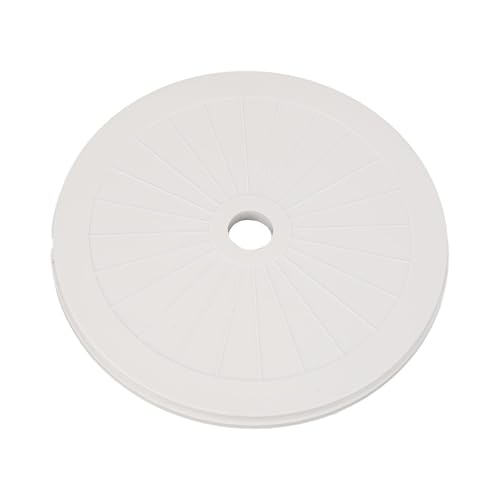 LATRAT 1 Stück Schwimmbad-Skimmer-Deckel. Robuste und Einfach zu Installierende Abdeckung. Runder Kunststoff-Pool-Skimmer-Deckel von LATRAT