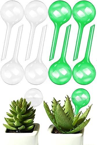 LATRAT 10 Stück Kleine Gießkugeln, 13 * 5cm Wasserspender Kugeln Bewässerung Selbstbewässerung Pflanzen Blumen, Automatische Bewässerungskugeln Bewässerungsbirne, Weiß, Grün Klein LATRAT 10 Stück Kleine Gießkugeln, 13 * 5cm Wasserspender Kugeln Bewässerung Selbstbewässerung Pflanzen Blumen, Automatische Bewässerungskugeln Bewässerungsbirne, Weiß, Grün Klein von LATRAT