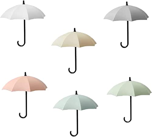LATRAT 18 Stück Regenschirm Selbstklebend Wandhaken, Selbstklebend Regenschirm Haken Regenschirm Schlüsselhaken für Wand, Tür, Schlüssel, Kleiderhaken, Schlüsselhalter, Organizer von LATRAT