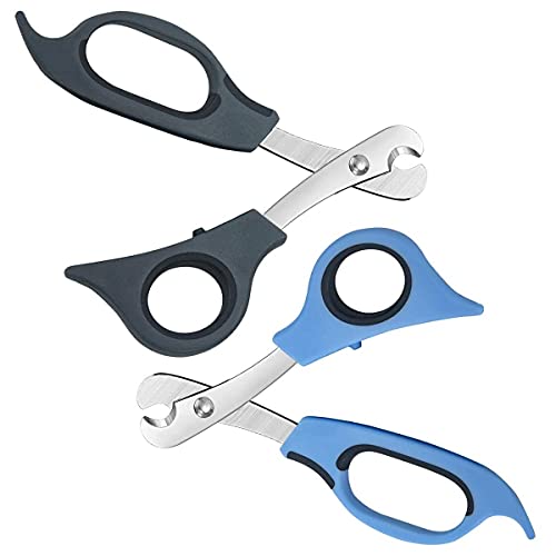 LATRAT 2 Stück Tablettenteiler Schere Pille Schere Schneider mit Edelstahl Klinge und Ergonomisch Griff, für Genau Dosierung von Klein Groß Pille Tablette von LATRAT