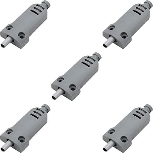 LATRAT 5 Stück Touch Latch Schließen, Türdämpfer Anschlagdämpfer, Türdämpfer Set, Möbeltürdämpfer Edelstahl, Anschraub-Türdämpfer, für Küchenschrank Schrank zum Softclose von LATRAT