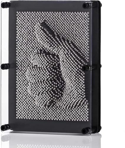 LATRAT Nagelspiel zum Abformen von 3D Abdrücken, Handabdruck, Fingerabdruck Nadel Malerei Skulptur Pin, 176X127X47MM von LATRAT