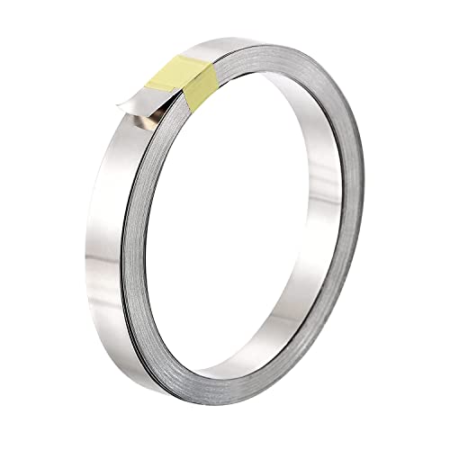 LATRAT Nickelband Reines Nickel Platte Nickel Streifen Band für Batterie Schweißen ​8 x 0.15mmx10m Nickelstreifen für Punktschweißgerät Schweiß Zubehör, für Batterie Schweißen Punktschweißgerät von LATRAT