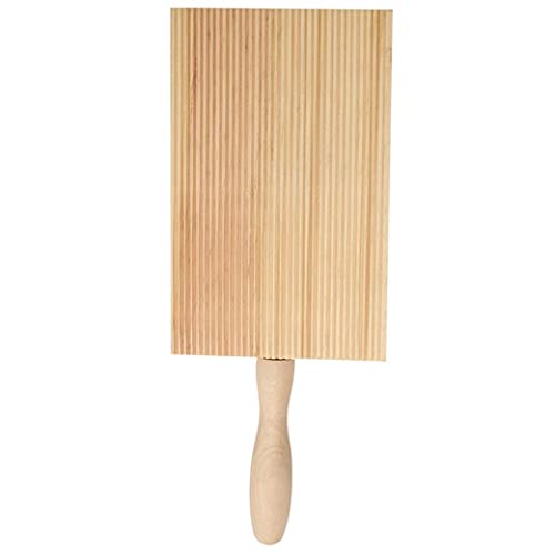 LATRAT Rillenbrett Holz, Pasta Stripper Cuttermesser, für einfache Herstellung authentischer hausgemachter Nudeln und Butter von LATRAT