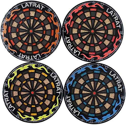 LATRAT Runde Bullseye-Untersetzer, Dartscheiben-Stil, Untersetzer, 4 Stück, Tassenmatte, runde Schneidmattenkissen, kreatives Dart-Modell von LATRAT