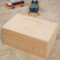 Erinnerungskiste Zur Konfirmation - Erinnerungsbox Für Jugendliche | Personalisierte Holzkiste M, Xl Geschenkidee von LAUBLUST