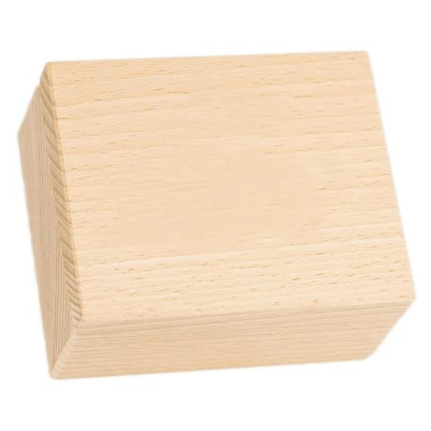 LAUBLUST Holzschatulle klein - Holz - 10 x 8 cm - Geschenkbox Klein - Schmuckkästchen Holz - Geschenkkorb Leer von LAUBLUST