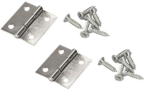 LAUBLUST Scharniere Klein 2er Set - ca. 27x23mm, Edelstahl Silbern | Kistenscharniere | Tür- & Möbelscharniere LAUBLUST Scharniere Klein 2er Set - ca. 27x23mm, Edelstahl Silbern | Kistenscharniere | Tür- & Möbelscharniere von LAUBLUST