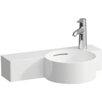 Laufen - val Handwaschbecken, 1 Hahnloch rechts, mit Überlauf, von LAUFEN