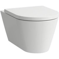 Wand-Tiefspül-WC Pack KARTELL spülr verd. Befestigung m. WC-Sitz weiß von LAUFEN