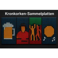 Bierkarte/Bierdeckel Geschenkidee Für Männer Kronkorken Biergeschenk Bardeko Bierdeko Partykeller Vatertag von LAUFRADHALTERde