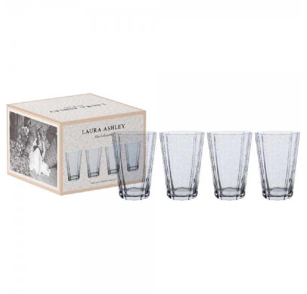 LAURA ASHLEY Cocktailglas Geschenkset Longdrinkgläser Transparent (4-teilig) von LAURA ASHLEY