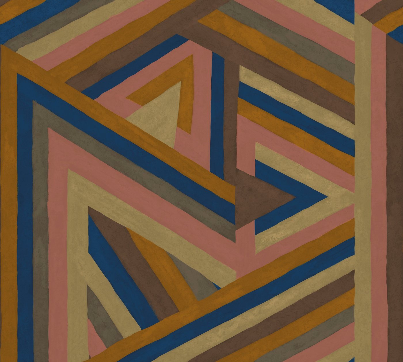 LOOKS by Wolfgang Joop Fototapete Triangles, texturiert, 3D-Optik, (1 St), 300x270cm von LOOKS by Wolfgang Joop