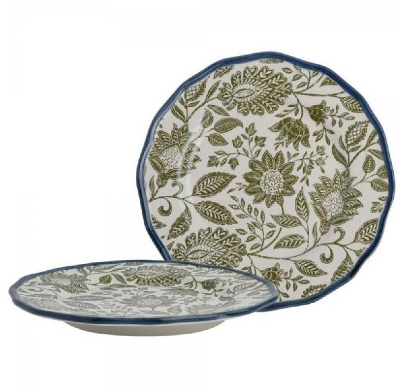 LAURA ASHLEY Frühstücksteller Frühstücksteller Hedingham Blue Sage (21cm) (2-teilig) von LAURA ASHLEY