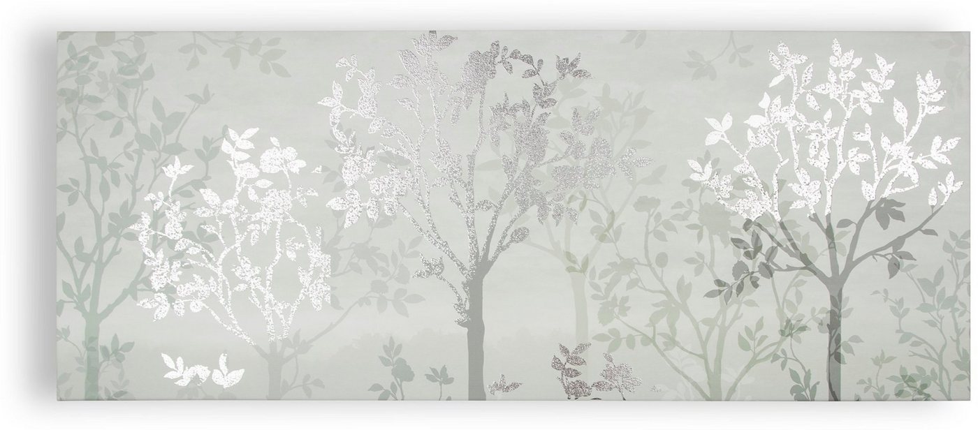 LAURA ASHLEY Leinwandbild Misty Woodland, (1 St), Leinwandbild Metallic 100x40cm von LAURA ASHLEY