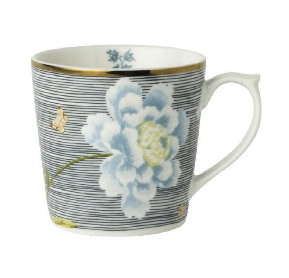 LAURA ASHLEY Tasse Henkelbecher Heritage Midnight Pinstripe (Groß) von LAURA ASHLEY