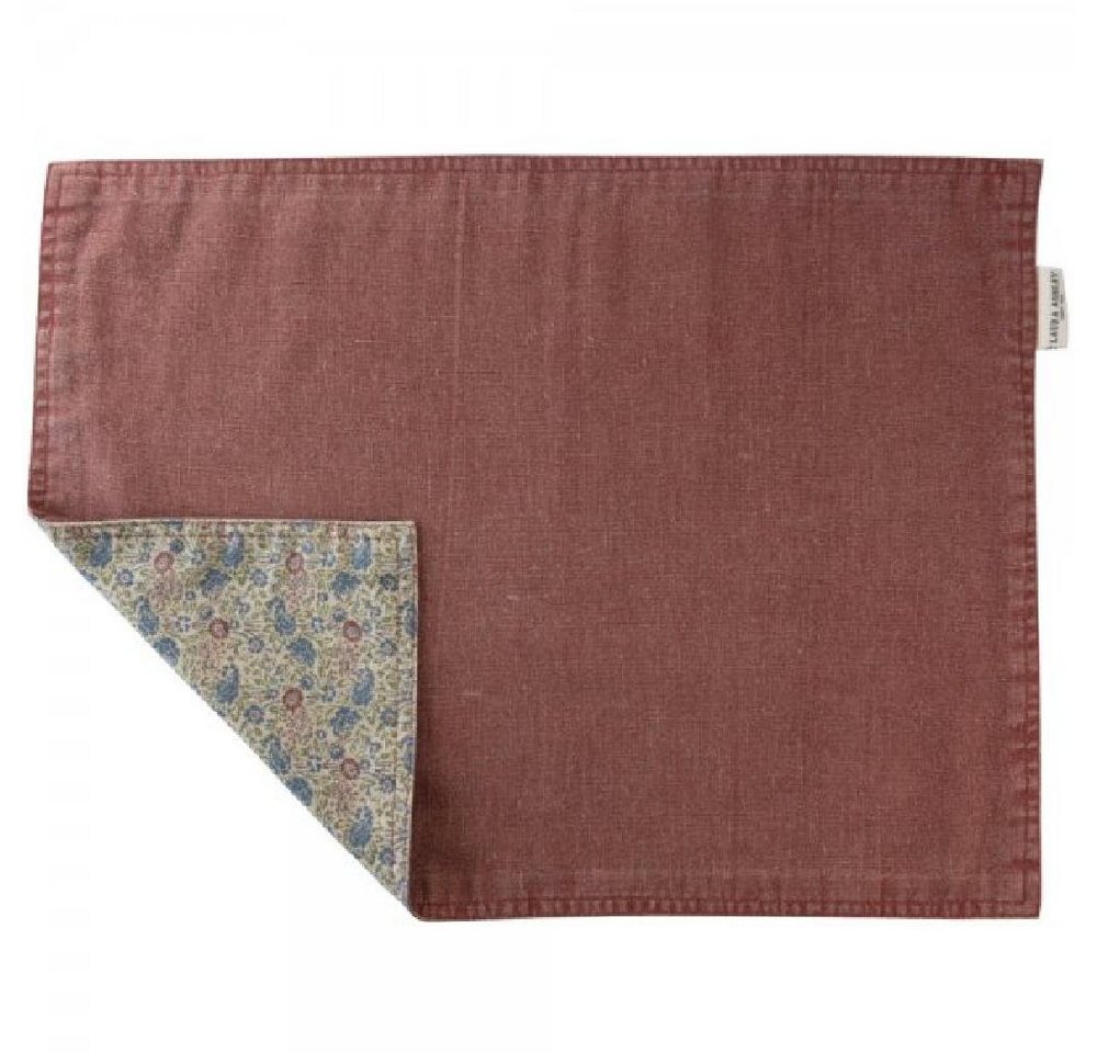 LAURA ASHLEY Tischdecke Platzset Daniela Oxblood von LAURA ASHLEY