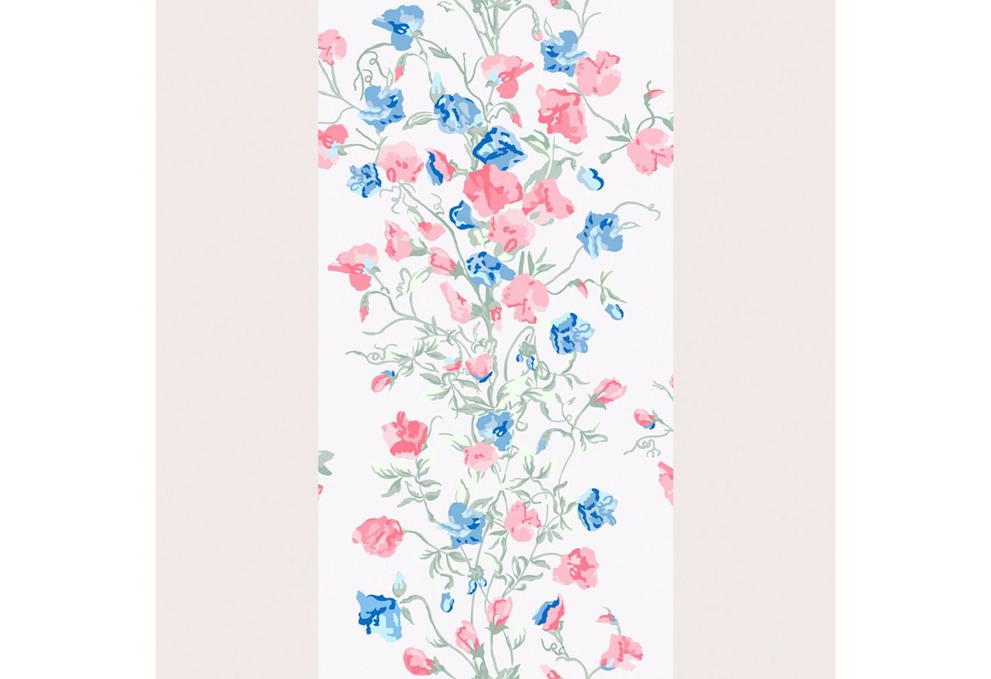 LAURA ASHLEY Vliestapete Charlotte, glatt, Motiv, (1 St), Motiv von LAURA ASHLEY