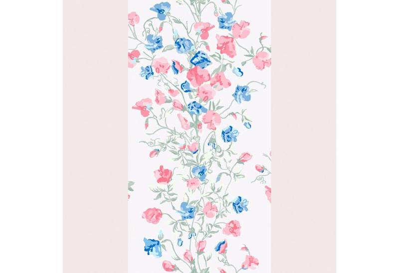 LAURA ASHLEY Vliestapete Charlotte, glatt, Motiv, (1 St), Motiv von LAURA ASHLEY